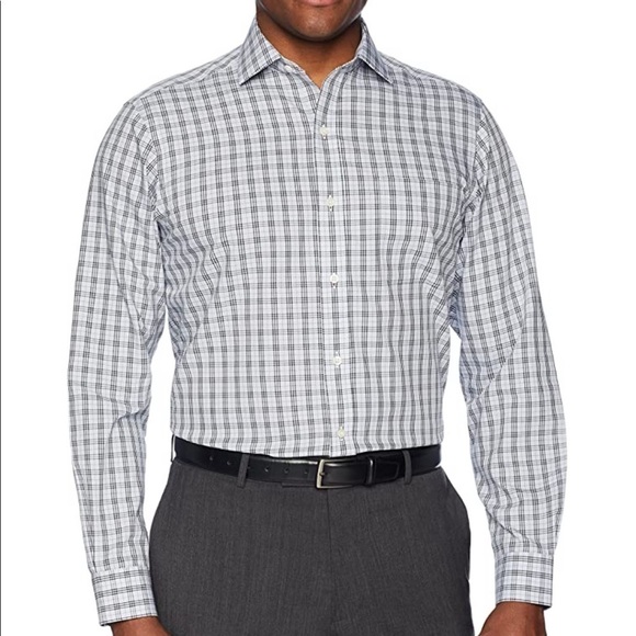 Buttoned Down long sleeved plaid dress shirt NWT - Picture 1 of 5